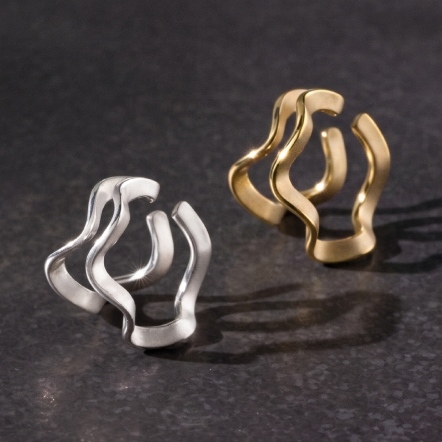Mermaid Seaweed Hoop EarCuff 海女 海藻 雙圈 耳扣