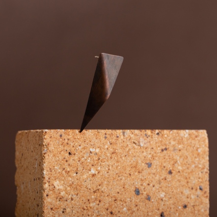 Minimalism Sculptural Earring No.7 低限主義 地景耳環7號  (單只）