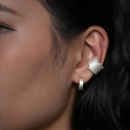 Classic HammeredHead Woodgrain Pattern Earrings 經典錘目 樹紋 耳環