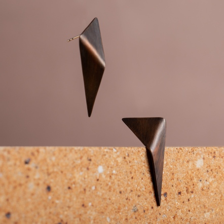Minimalism Sculptural Earring No.1 & 2 低限主義 地景耳環1號 & 2號 (單只)
