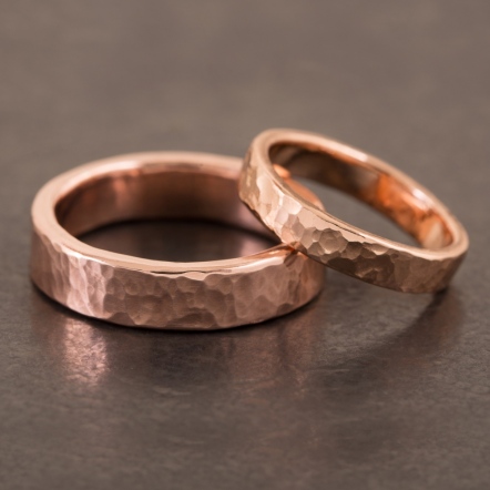 Classic HammeredHead Ocean Pattern Ring 2mm 經典錘目 海紋 戒指 極細版