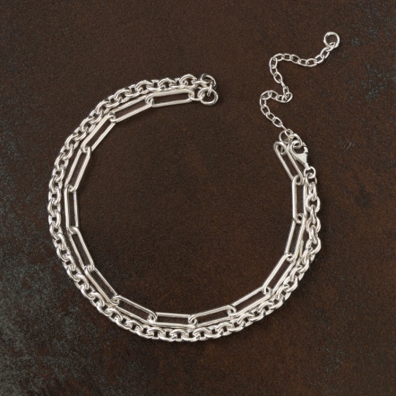 Rock N' Roll Punk Necklace 搖滾 雙拼 龐克 項鍊