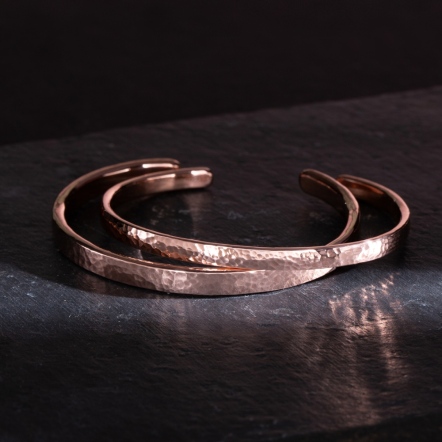 Classic HammeredHead Ocean Pattern Bangle 3mm 經典錘目 海紋 手環 細版