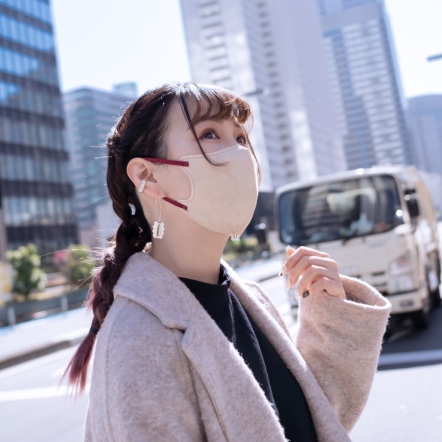 Misstache - Turn Drop Hook Clip-On Earring 鬍子小姐 轉 掛枝 耳夾