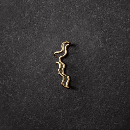 Ｍermaid Ama Seagrass EarCuff 海女 波浪海草 耳掛