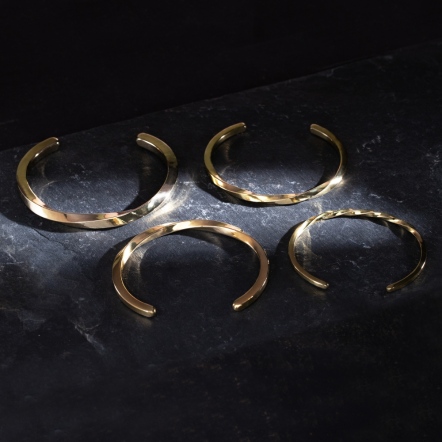 Flow & Twist Bangle 2.5mm 流水 手環 細版