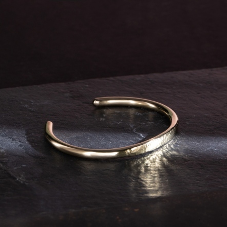 Classic An Eye Hammered Bangle 4mm 經典目眼 錘目 手環 寬版