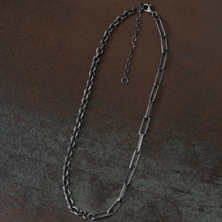 Rock N' Roll Punk Necklace 搖滾 雙拼 龐克 項鍊