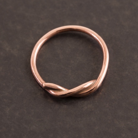 Knot Tying No.2 Ring 2.5mm 單結 2號 戒指 寬版