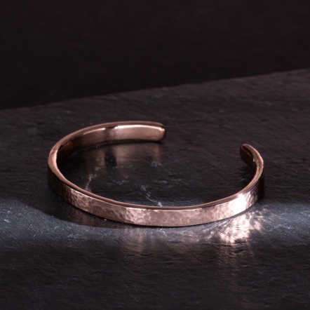 Classic HammeredHead Ocean Pattern Bangle 5.5-6mm 經典錘目 海紋 手環 寬版