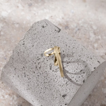 Asteroid Belt EarCuff - Triple rings design 三環星帶 耳扣