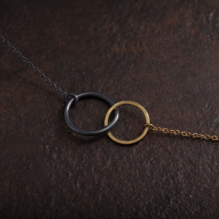 Infinity Necklace 無限 雙色 項鍊