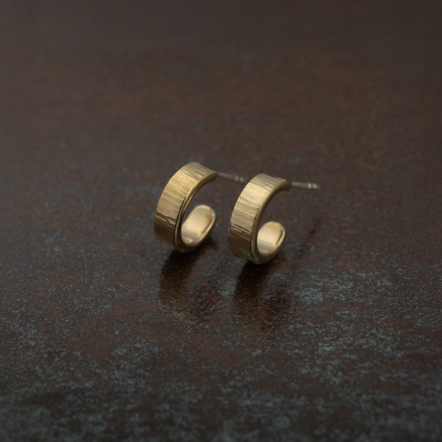 Classic HammeredHead Woodgrain Pattern Earstuds 經典錘目 樹紋 耳釘
