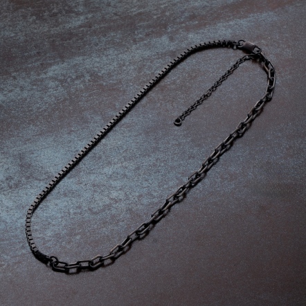 Rock N' Roll Electro Blues Necklace 搖滾 雙拼 電藍調 項鍊