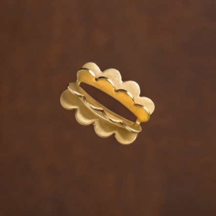 Misstache - Turn Oval Earring 鬍子小姐 轉 棗形 耳環