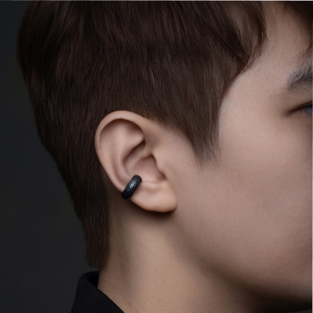 Donut EarCuff–Hammeredhead 甜甜圈 海紋 耳扣