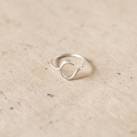 Chatter Ring C 手稿字母設計 C 戒指 