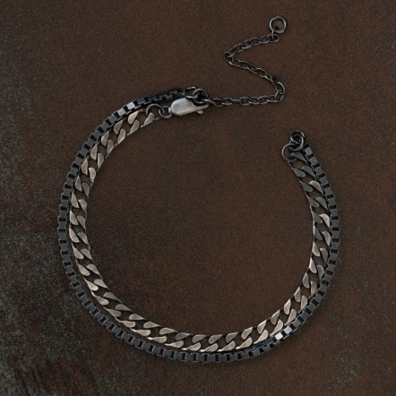 Rock N' Roll Heavy Metal Necklace 搖滾 雙拼  重金屬 項鍊