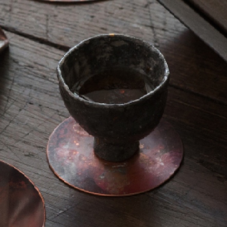 Chado Flat Base（Large）分則合皿 茶托 大